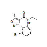 3-(2,6-二溴苯基)-5-甲基异噁唑-4-甲酸乙酯