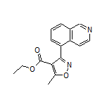 3-(5-异喹啉基)-5-甲基异噁唑-4-甲酸乙酯