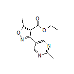 5-甲基-3-(2-甲基-5-嘧啶基)异噁唑-4-甲酸乙酯