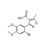 3-(2-溴-4,5-二甲氧基苯基)-5-甲基异噁唑-4-甲酸