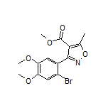 3-(2-溴-4,5-二甲氧基苯基)-5-甲基异噁唑-4-甲酸甲酯