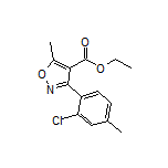 3-(2-氯-4-甲基苯基)-5-甲基异噁唑-4-甲酸乙酯