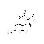 3-(4-溴-2-甲基苯基)-5-甲基异噁唑-4-甲酸甲酯