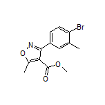 3-(4-溴-3-甲基苯基)-5-甲基异噁唑-4-甲酸甲酯