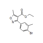 3-(4-溴-3-甲基苯基)-5-甲基异噁唑-4-甲酸乙酯