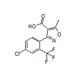 3-[4-氯-2-(三氟甲基)苯基]-5-甲基异噁唑-4-甲酸