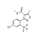 3-[4-氯-2-(三氟甲基)苯基]-5-甲基异噁唑-4-甲酸甲酯