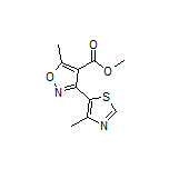5-甲基-3-(4-甲基-5-噻唑基)异噁唑-4-甲酸甲酯