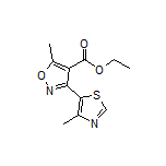 5-甲基-3-(4-甲基-5-噻唑基)异噁唑-4-甲酸乙酯