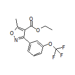 5-甲基-3-[3-(三氟甲氧基)苯基]异噁唑-4-甲酸乙酯