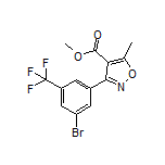 3-[3-溴-5-(三氟甲基)苯基]-5-甲基异噁唑-4-甲酸甲酯