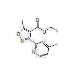 5-甲基-3-(4-甲基-2-吡啶基)异噁唑-4-甲酸乙酯