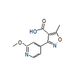 3-(2-甲氧基-4-吡啶基)-5-甲基异噁唑-4-甲酸