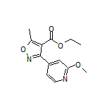 3-(2-甲氧基-4-吡啶基)-5-甲基异噁唑-4-甲酸乙酯