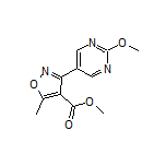 3-(2-甲氧基-5-嘧啶基)-5-甲基异噁唑-4-甲酸甲酯