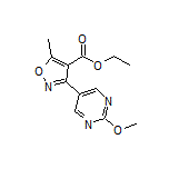 3-(2-甲氧基-5-嘧啶基)-5-甲基异噁唑-4-甲酸乙酯
