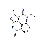 3-[2-氟-6-(三氟甲基)苯基]-5-甲基异噁唑-4-甲酸乙酯