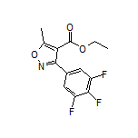 5-甲基-3-(3,4,5-三氟苯基)异噁唑-4-甲酸乙酯