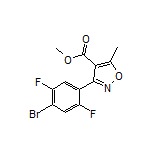 3-(4-溴-2,5-二氟苯基)-5-甲基异噁唑-4-甲酸甲酯
