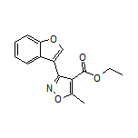 3-(3-苯并呋喃基)-5-甲基异噁唑-4-甲酸乙酯