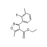 3-(2-氟-3-甲基苯基)-5-甲基异噁唑-4-甲酸乙酯
