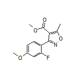 3-(2-氟-4-甲氧基苯基)-5-甲基异噁唑-4-甲酸甲酯