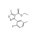 3-(2-氟-5-甲基苯基)-5-甲基异噁唑-4-甲酸乙酯