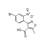 3-(4-溴-2-硝基苯基)-5-甲基异噁唑-4-甲酸