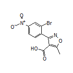 3-(2-溴-4-硝基苯基)-5-甲基异噁唑-4-甲酸