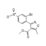 3-(2-溴-4-硝基苯基)-5-甲基异噁唑-4-甲酸甲酯