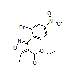 3-(2-溴-4-硝基苯基)-5-甲基异噁唑-4-甲酸乙酯