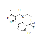3-[4-溴-3-(三氟甲基)苯基]-5-甲基异噁唑-4-甲酸乙酯