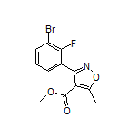 3-(3-溴-2-氟苯基)-5-甲基异噁唑-4-甲酸甲酯