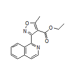 3-(1-异喹啉基)-5-甲基异噁唑-4-甲酸乙酯