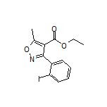 3-(2-碘苯基)-5-甲基异噁唑-4-甲酸乙酯