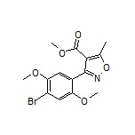 3-(4-溴-2,5-二甲氧基苯基)-5-甲基异噁唑-4-甲酸甲酯