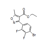 3-(4-溴-2,3-二氟苯基)-5-甲基异噁唑-4-甲酸乙酯