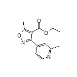 5-甲基-3-(2-甲基-4-吡啶基)异噁唑-4-甲酸乙酯