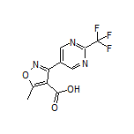 5-甲基-3-[2-(三氟甲基)-5-嘧啶基]异噁唑-4-甲酸