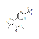 5-甲基-3-[2-(三氟甲基)-5-嘧啶基]异噁唑-4-甲酸甲酯