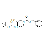 (3R,4R)-1-Cbz-4-(Boc-氨基)-3-羟基哌啶