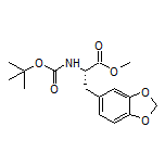 (S)-3-(苯并[d][1,3]二噁茂-5-基)-2-(Boc-氨基)丙酸甲酯