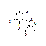 3-(3-氯-2,6-二氟苯基)-5-甲基异噁唑-4-甲酸甲酯