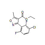3-(3-氯-2,6-二氟苯基)-5-甲基异噁唑-4-甲酸乙酯