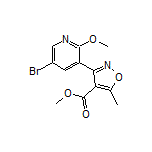 3-(5-溴-2-甲氧基-3-吡啶基)-5-甲基异噁唑-4-甲酸甲酯