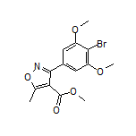 3-(4-溴-3,5-二甲氧基苯基)-5-甲基异噁唑-4-甲酸甲酯