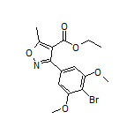 3-(4-溴-3,5-二甲氧基苯基)-5-甲基异噁唑-4-甲酸乙酯