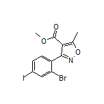 3-(2-溴-4-碘苯基)-5-甲基异噁唑-4-甲酸甲酯