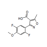 3-(2,5-二氟-4-甲氧基苯基)-5-甲基异噁唑-4-甲酸