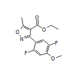 3-(2,5-二氟-4-甲氧基苯基)-5-甲基异噁唑-4-甲酸乙酯